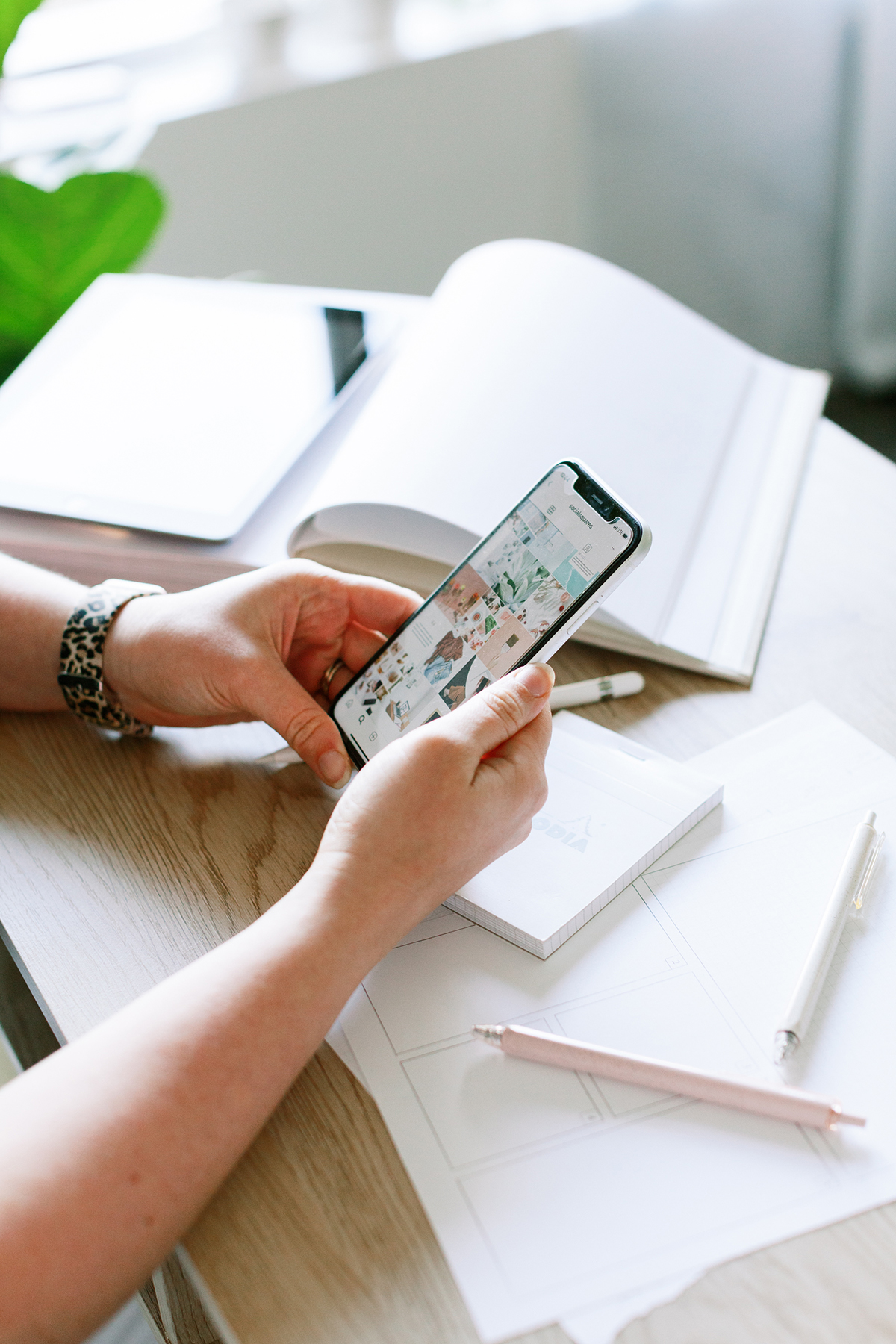 Busy Entrepreneur planning website content